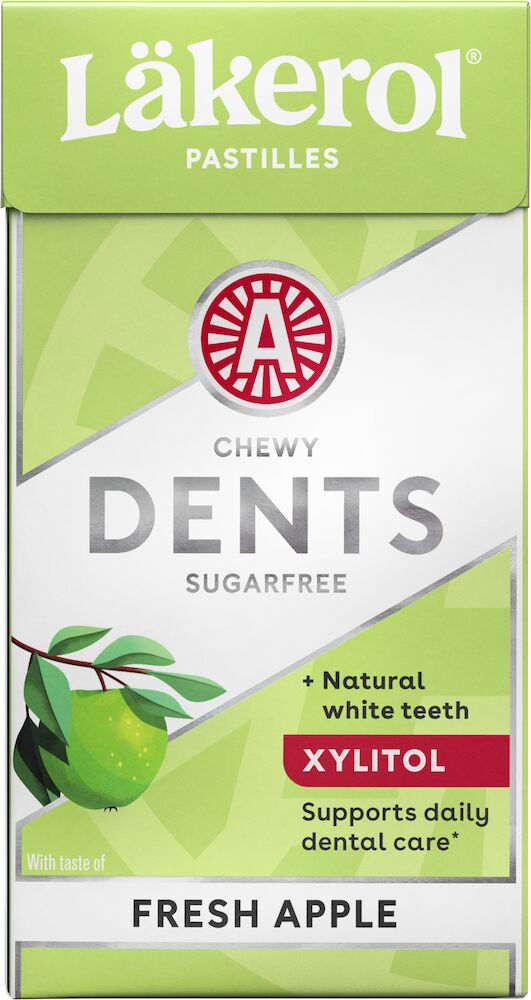 Läkerol Dents Apple Fresh White 36g