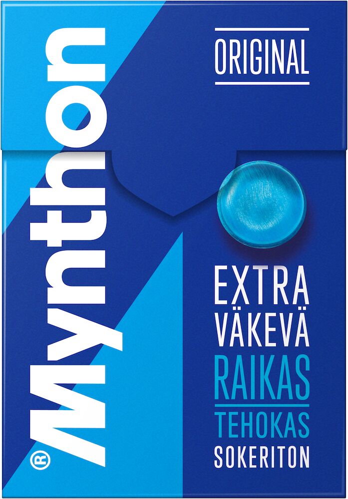 Mynthon Original Extra Väkevä sokeriton 85g