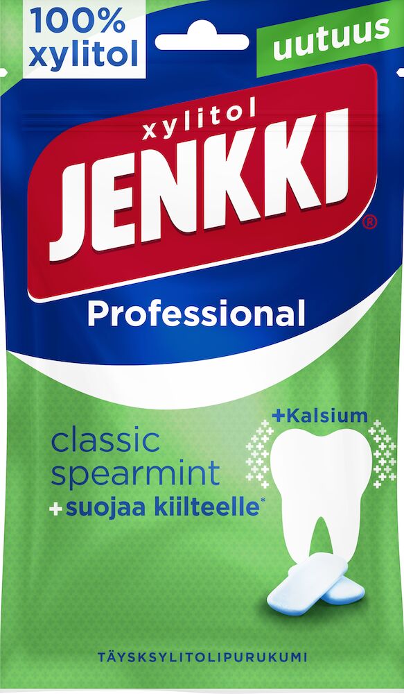 Jenkki Professional Classic Spearmint +Kalsium 90g