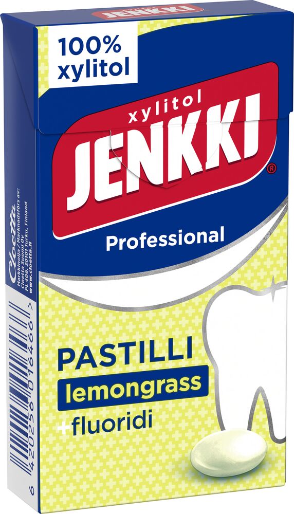 Jenkki Professional Lemongrass +fluoride pastille 34g